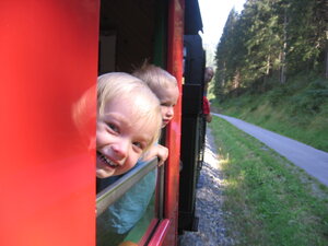 Kind in der Murtalbahn