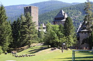 morgendliche Burg